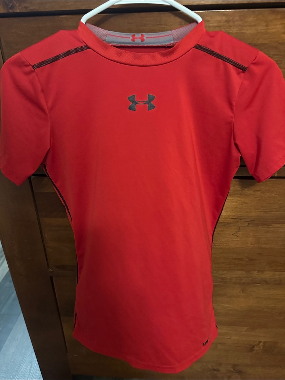 Under Armour Bright Red Performance Compression Tee